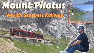 A day in Mount Pilatus  Worlds Steepest Railway Adventure [upl. by Oeramed]