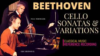 Beethoven  Cello Sonatas n°12345 amp Variations  P° ref rec  Paul Tortelier Eric Heidsieck [upl. by Udele]