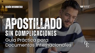 Apostillado de documentos sin complicaciones🎓 ft Olé Estudios [upl. by Zigrang181]