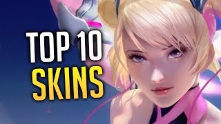 The Top 10 BEST Mercy Skins  Overwatch [upl. by Htebazileharas293]