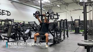 Incline Chest Press Machine [upl. by Tnahsin362]