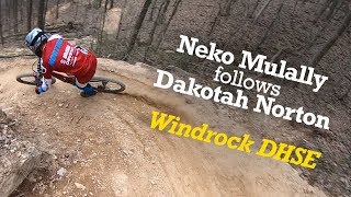 DH POV  Neko Mulally Follows Dakotah Norton at Windrock [upl. by Anilegnave]