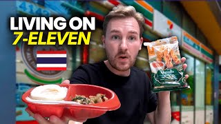 LIVING ON 7ELEVEN for 24 Hours 🇹🇭 Thailand [upl. by Yssirc]