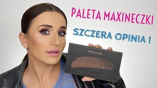 Paleta Maxineczki Makeup Revolution  Najlepsza Tania Paleta Recenzja  Tutorial Beauty Legacy [upl. by Nwahsav]