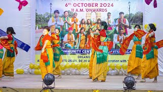 Bagurum Ba Performance by Bodo students in Delhi Freshers Day 4k [upl. by Kcinom298]