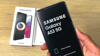 UNBOXING SAMSUNG GALAXY A53 5G Versión Latinoamérica [upl. by Ahsinhoj872]