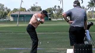 Retief Gooson Golf Swing In Slow Motion [upl. by Aynwat525]