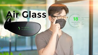 OPPO Air Glass  វ៉ែនតាឆ្លាតដែលអាចបញ្ចាំងរូបភាពនៅពីមុខយើង [upl. by Marutani759]