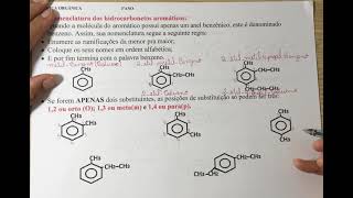 Hidrocarbonetos AromáticosNomenclatura I [upl. by Dhar445]