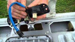 How to change tailgate brake light cover on Mitsubishi L20 [upl. by Shoemaker]