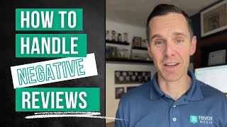 How to handle negative reviews and why they arent always a bad thing [upl. by Nivled612]