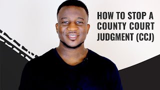 How To Stop A County Court Judgment CCJ [upl. by Jena691]