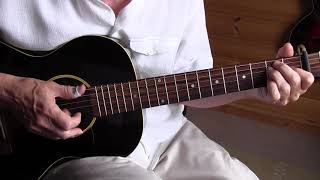 quotMean Ol Friscoquot  Fingerpicking Blues Lesson  TAB avl open videodescr [upl. by Ahsimac]