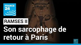 Un demisiècle après une première exposition le sarcophage de Ramsès II de retour à Paris [upl. by Adrien351]