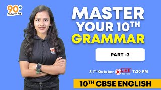 MASTER YOUR 10TH GRAMMAR PART  2  10th ENGLISH  CBSE  ANJALY TEACHER [upl. by Marelda749]