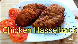 Chicken HasselbackHasselback Chicken Fried RecipeSnacks Recipe By Zaaras Kitchen [upl. by Pigeon]