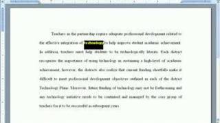 Microsoft Word Training Video Quick Format Tip [upl. by Hopper]