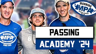 What QBs Shined at the 2024 Manning Passing Academy [upl. by Ocsic]