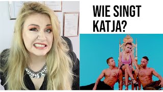 GESANGS LEHRERIN ANALYSIERT KATJA KRASAVICE DICKE LIPPEN  Vocal coach reaction [upl. by Carine]