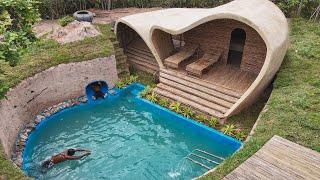 249Day Build A Private Tunnel House With Private Swimming Pools [upl. by Mendelsohn]