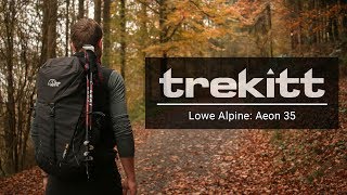 Inside Look Lowe Alpine Mens Aeon 35 Rucksack [upl. by Natsirk]