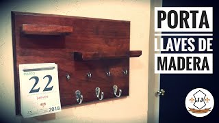 Porta Llaves De Madera  DIY  Tutorial [upl. by Asikal]