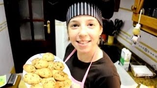 Cómo hacer galletas con trocitos de chocolate paso a paso [upl. by Nylorak856]