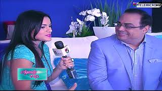 Agenda VIP El Caballero de la Salsa Gilberto Santa Rosa Entrevistado por Violeta Ramirez [upl. by Auot]