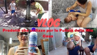 VLOG  PRODOTTI CHE UTILIZZO PER PULIRE LA MIA CASA DebbyandBaby [upl. by Berkman]