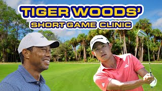 Tiger Woods Short Game Clinic With Collin Morikawa  TaylorMade Golf [upl. by Utica]