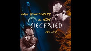 SIEGFRIED live KVO Antwerpen met PAUL SCHOTSMANS als Mime [upl. by Montgomery]