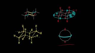 Drawing chair conformations  Organic chemistry  Khan Academy [upl. by Henebry736]