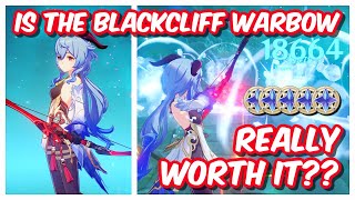 Is the Blackcliff Warbow GOOD Best F2P Weapon for Ganyu Build amp Guide  Genshin Impact [upl. by Pardoes87]