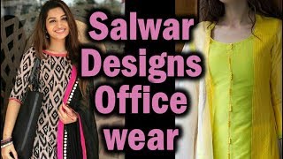 Best Office Wear Salwar Kurti Designs  Formal Churidhar for Interview [upl. by Ycnahc]