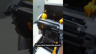 ZEBRA ZD230  Printer head Cleaning [upl. by Adolpho964]