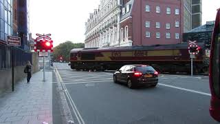 Canute Road Level Crossing 05102018 misuse and 2nd camera view [upl. by Whale255]