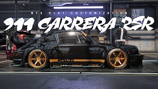 NFS Heat Customization  Porsche 911 Carrera RSR 28 [upl. by Oicangi]