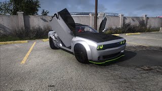 2021 Dodge Challenger Ghoul Liberty Walk V2 4 SEATER  GTA V Car Mods [upl. by Anis]