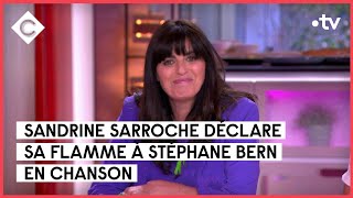 Sandrine Sarroche déclare sa flamme à Stéphane Bern  La Chronique enchantée  C à vous  27062023 [upl. by Ertha142]