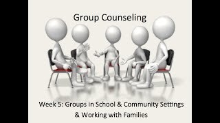 Group Work in School and Community Settings amp Working with Families Trimmed [upl. by Groveman986]