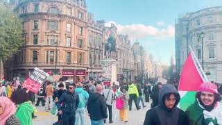 Trafalgar Square in London [upl. by Leagiba]