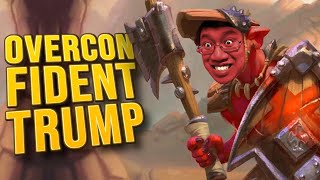 Overconfident Trump Arena  Hunter  Forged in the Barrens  Hearthstone [upl. by Celeste]