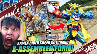 TALKSATSU 455  INI DIA KAMEN RIDER SUPER GOTCHARD XASSEMBLED FORM BIKIN SAKIT MATA [upl. by Landers446]