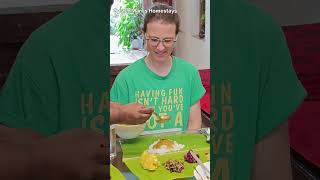 ചൂട് പൊന്നി അരി ചോറും മീൻ കുളമ്പും Best Homestay Trivandrum homestaytrivandrum food homestay [upl. by Barclay]