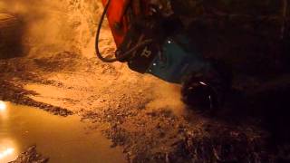 Webster Rockwheel TD140 Hard Rock Scaling in Finland [upl. by Atnek]