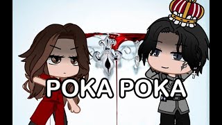 POKA POKA MEME  A Rainha VermelhaThe Red Queen  Gacha Club [upl. by Mirielle]