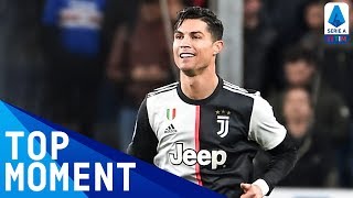 Ronaldo Scores Insane Goal With Giant Leap  Sampdoria 12 Juventus  Top Moment  Serie A TIM [upl. by Khalil842]