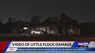 Severe weather spawns tornados flood roads in Northwest Arkansas Northeast Oklahoma [upl. by Gennaro]