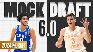 2024 NBA Mock Draft 60  The First Round [upl. by Patrica]