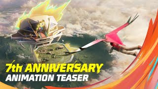 7th Anniversary Animation Teaser  Free Fire Official [upl. by Dowdell614]